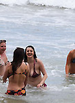 Girls Out West pics, orgy on the beach