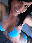 Karen Dreams pics, teal bikini