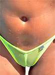 My-Sex-Life pics, sheer yellow thong bikini