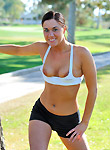 FTV Girls pics, Harper jogs topless
