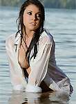 Brittany Marie pics, wet outside