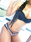 My Ebony GF pics, curvy teen