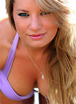 Maggie Marx pics, ***NEW GIRL*** purple bikini