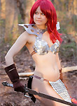 Alisa Kiss pics, a little sword cosplay