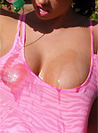 Kandi Kay pics, baby oil