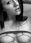 Freckles 18 pics, black and white fishnet