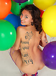 Eye Candy Avenue pics, Reyna naked with balloons