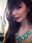 Ivy Jean pics, turquoise necklace