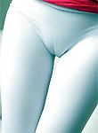 Andi Land pics, tight white leggings