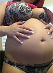 Knocked Up Peaches pics, lace bra and panties