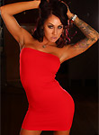 Alluring Vixens pics, Vanessa black and red