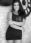 Briana Lee pics, black and white glamour