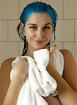 Zishy pics, Skye Blue take a shower